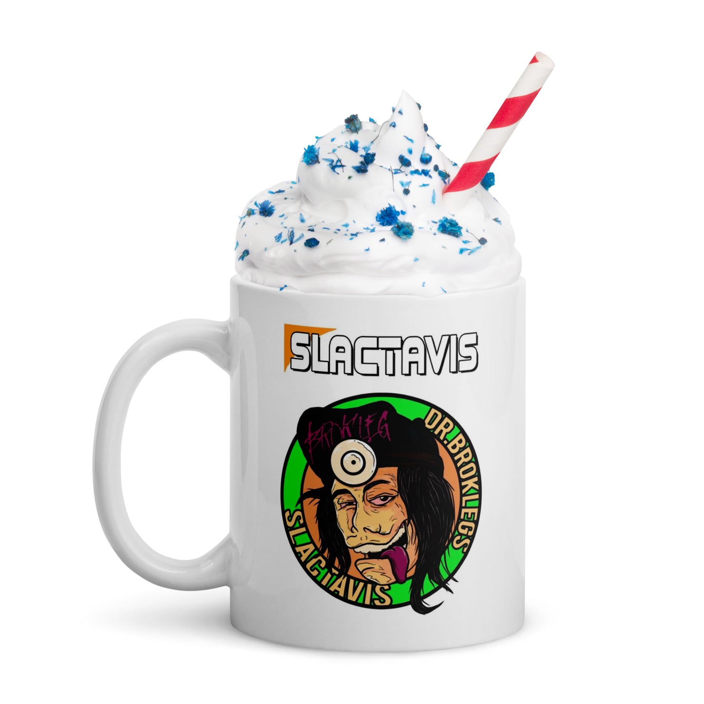 Dr. Brokeleg's Slactavis 11oz Mug